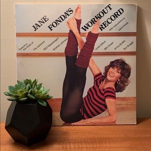 Jane Fonda’s Workout Record, Vintage 2 LP Vinyl